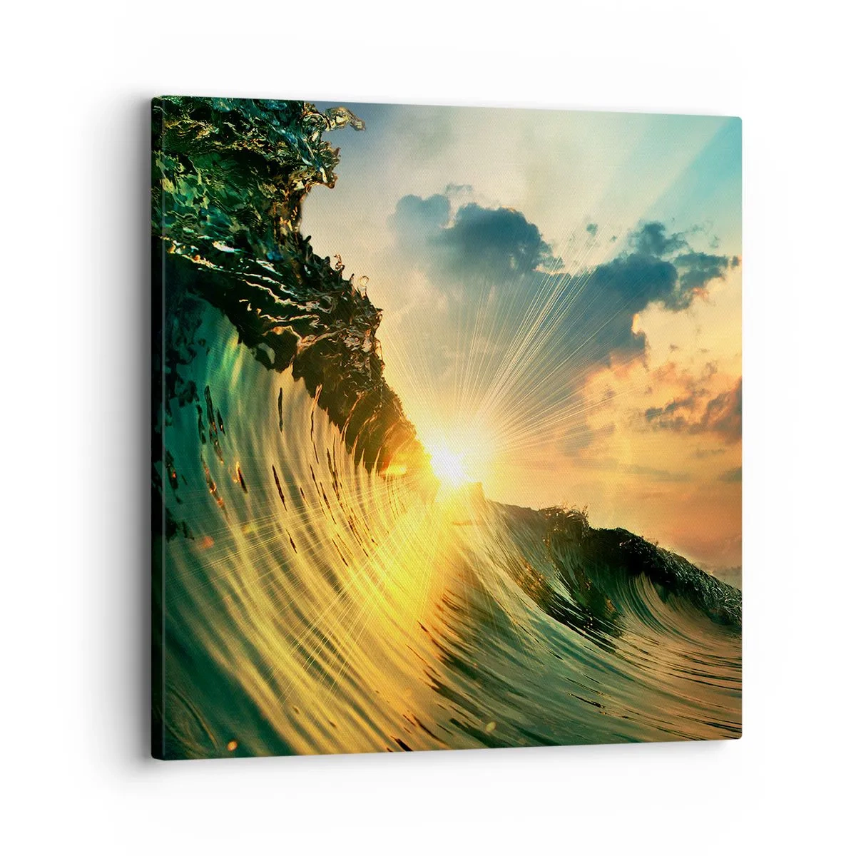 Quadro em tela - Surfer, onde está? - 30x30 cm