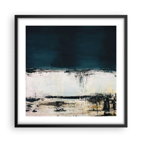 Pôster com moldura preta - Composição horizontal - 50x50 cm