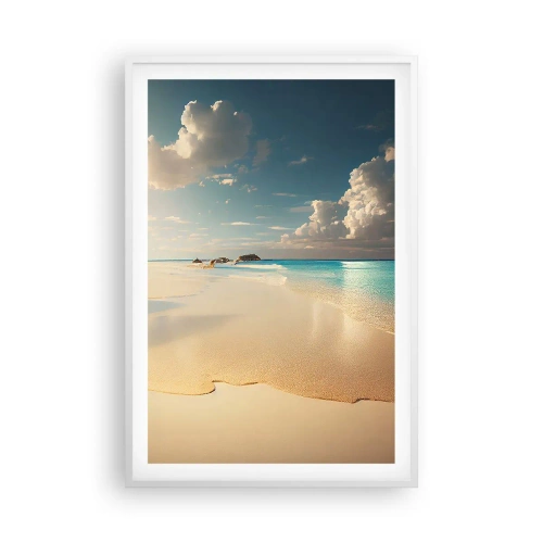 Pôster em moldura branca - Um dia de sonho - 61x91 cm