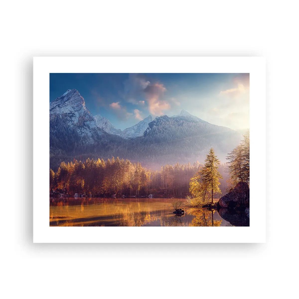 Pôster - Nas montanhas e vales - 50x40 cm