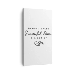 Quadro em tela - O segredo do sucesso - 45x80 cm