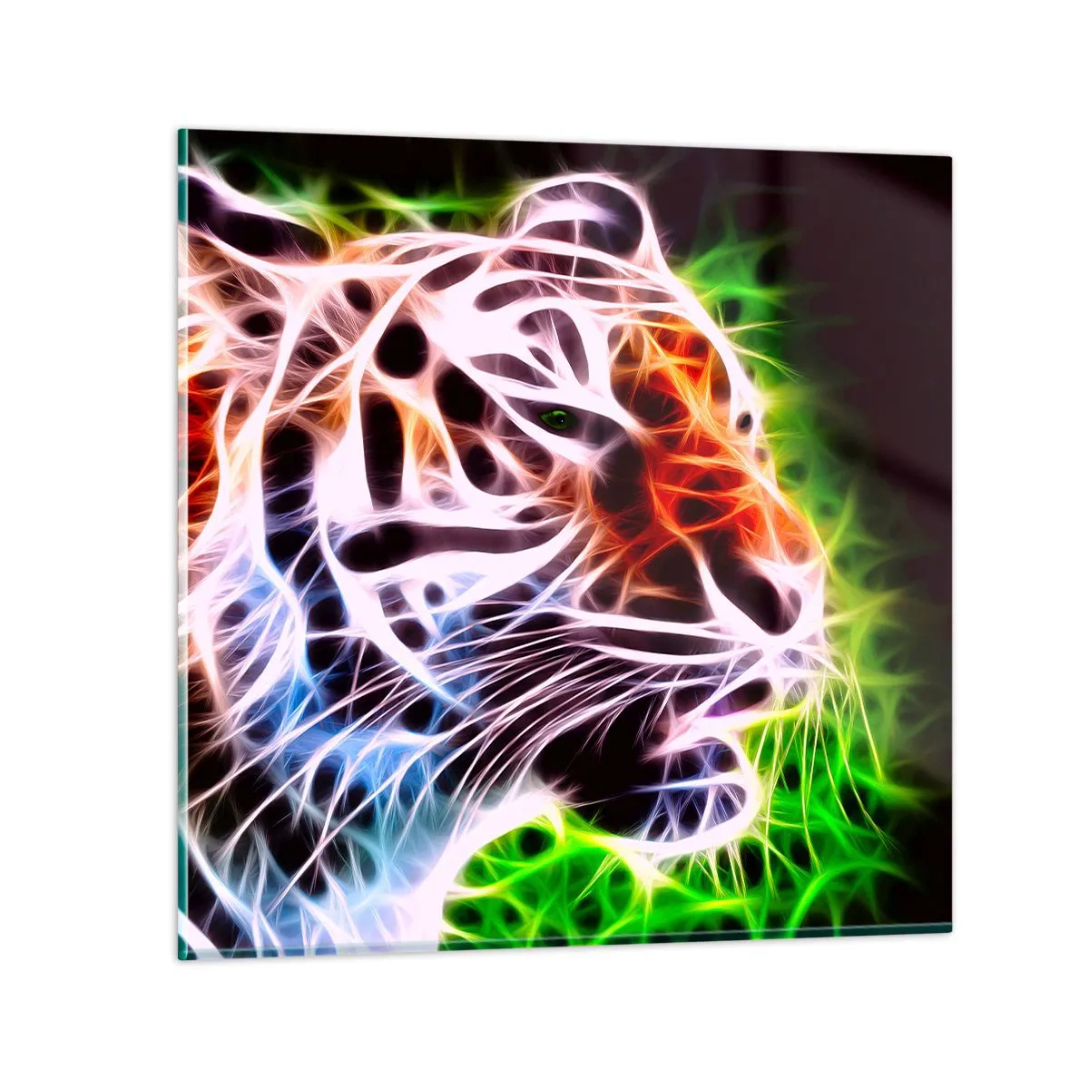 Quadro em vidro - Aura perigosa - 70x70 cm