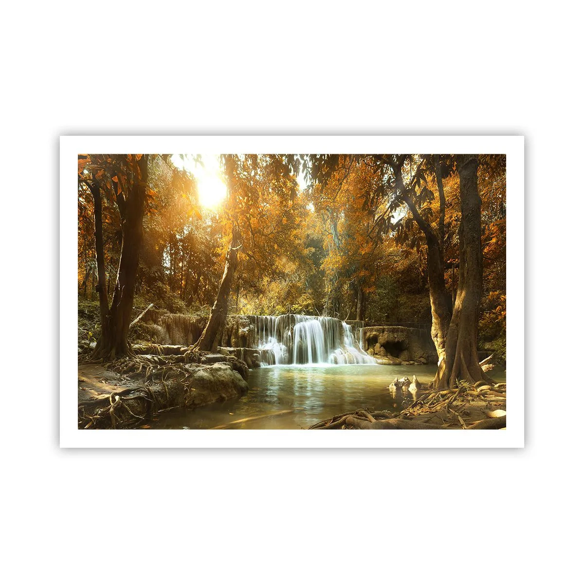 Pôster - A cascata do parque - 91x61 cm