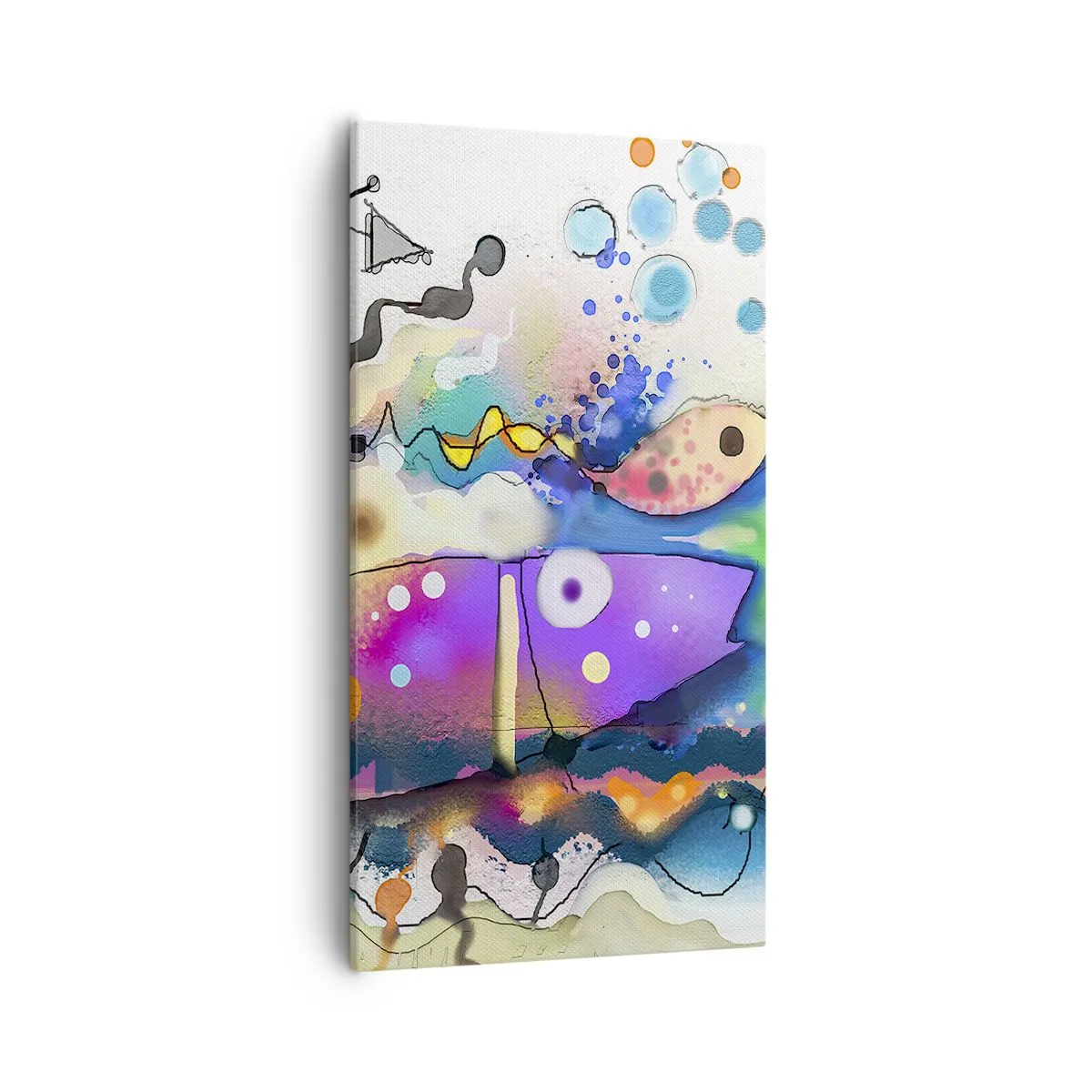 Quadro em tela - Sem palavras! - 55x100 cm