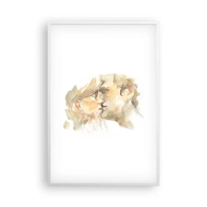 Pôster em moldura branca - A outra metade foi encontrada? - 61x91 cm