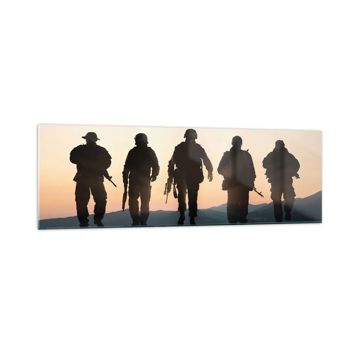 Quadro em vidro - Bem-vindo ao nosso mundo - 160x50 cm