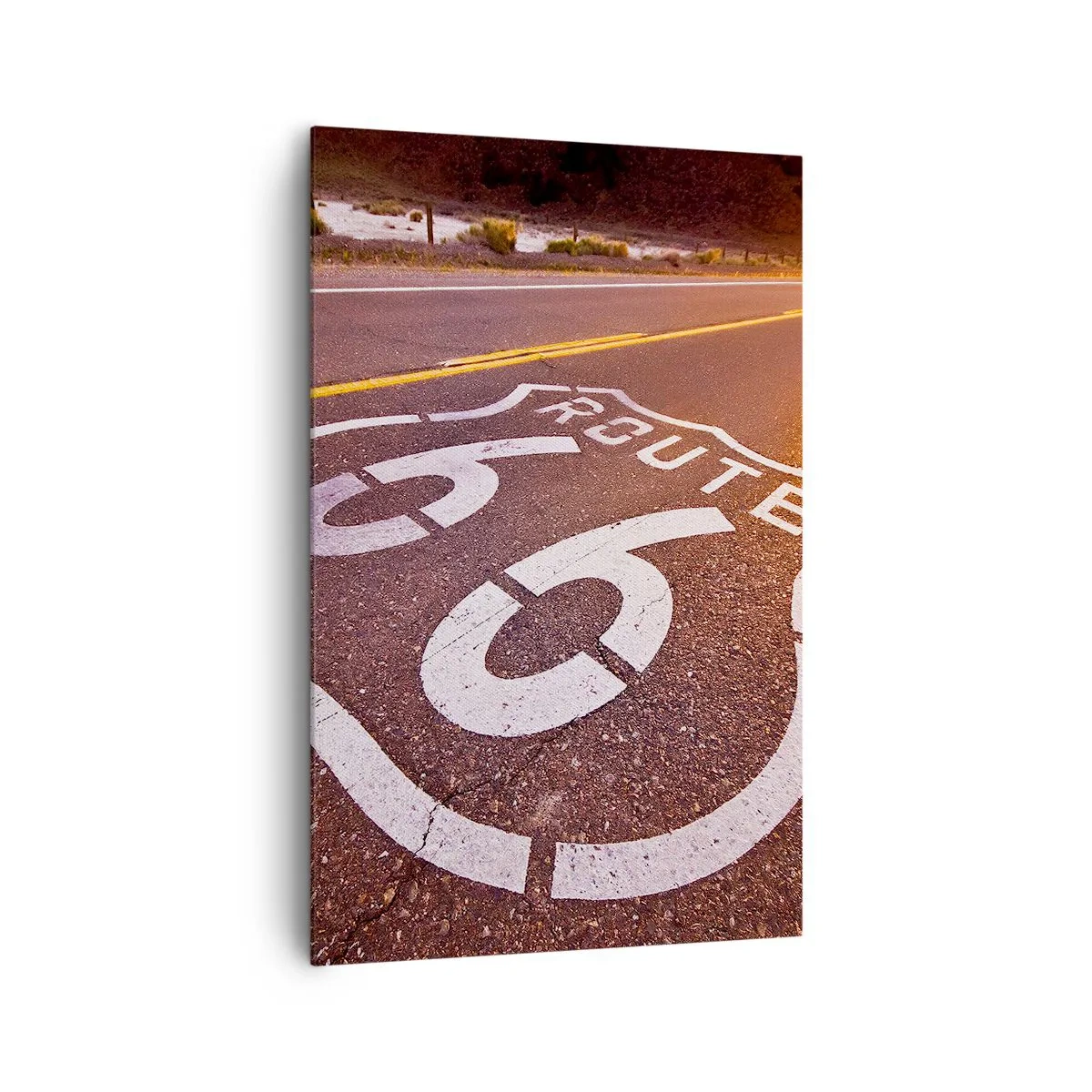 Quadro em tela - A famosa estrada 66 - 80x120 cm