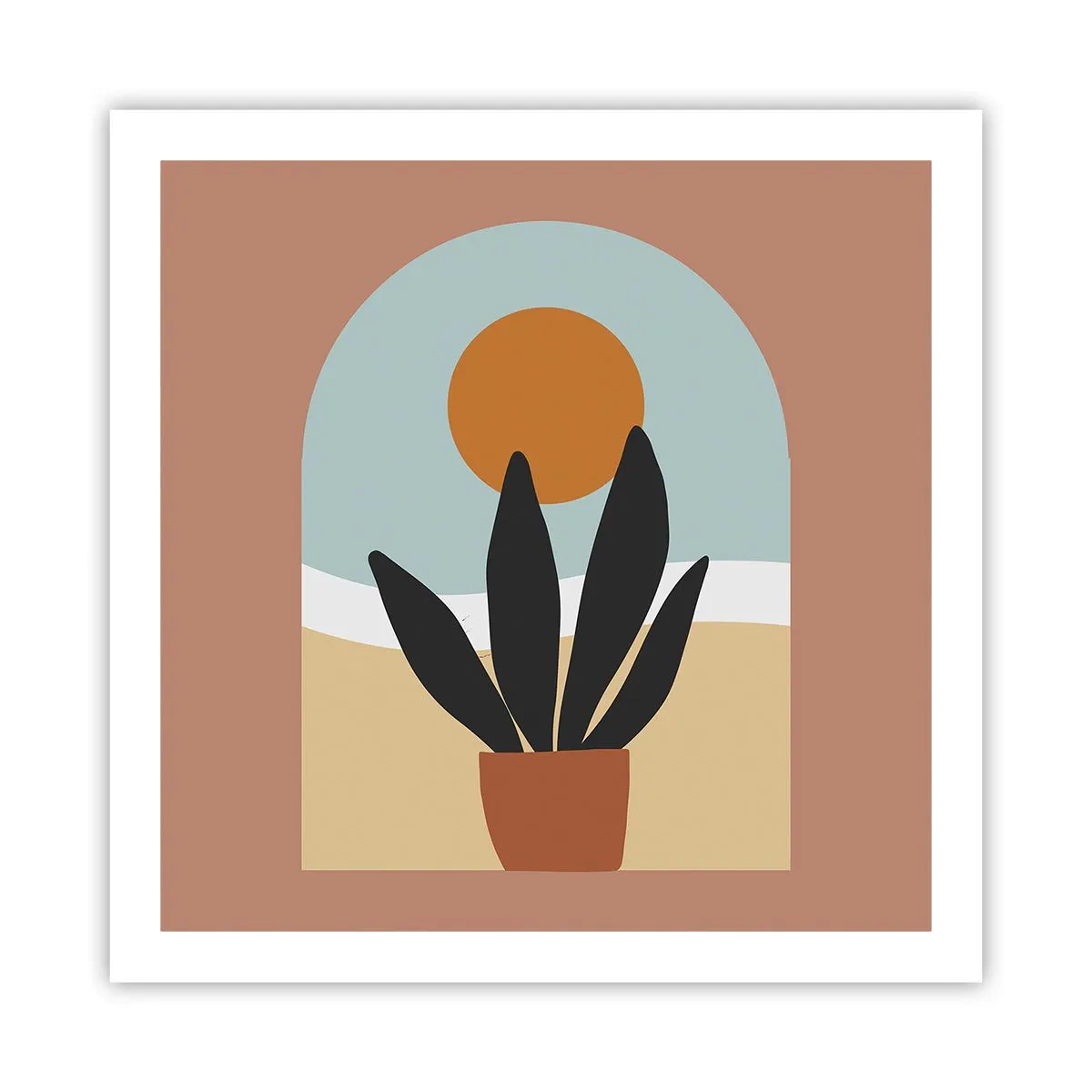 Pôster - Pequenas alegrias - 60x60 cm