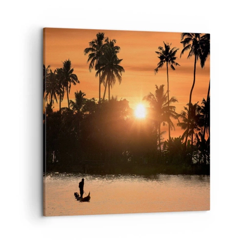 Quadro em tela - Hora do descanso - 50x50 cm