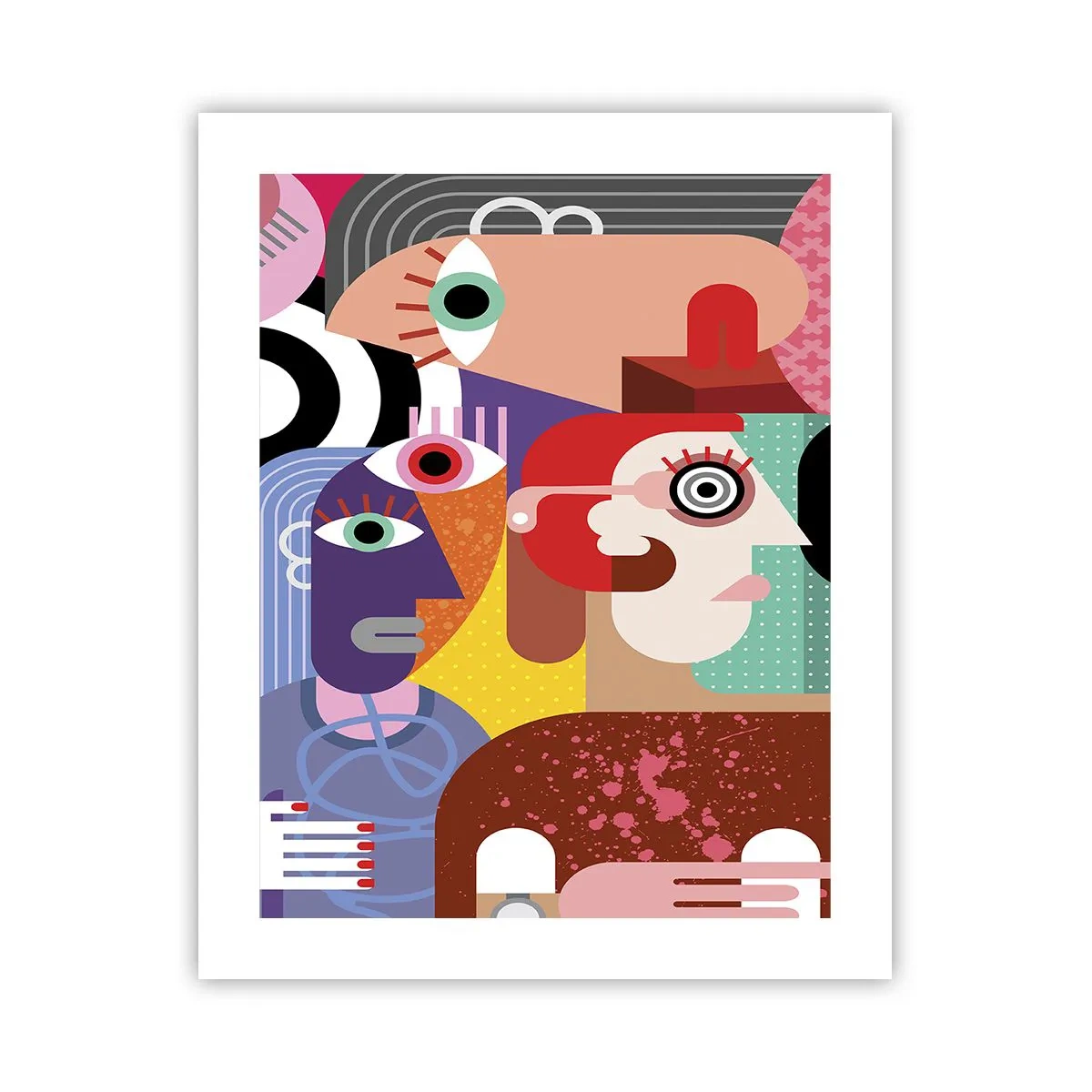 Pôster - Viemos da parte do Sr. Picasso - 40x50 cm