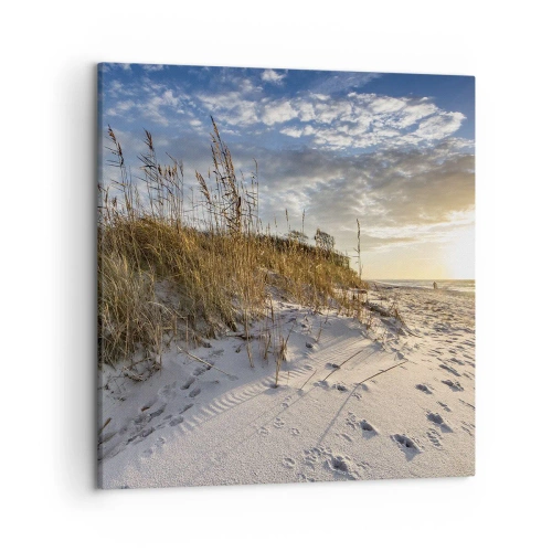 Quadro em tela - Um convite para um passeio - 50x50 cm