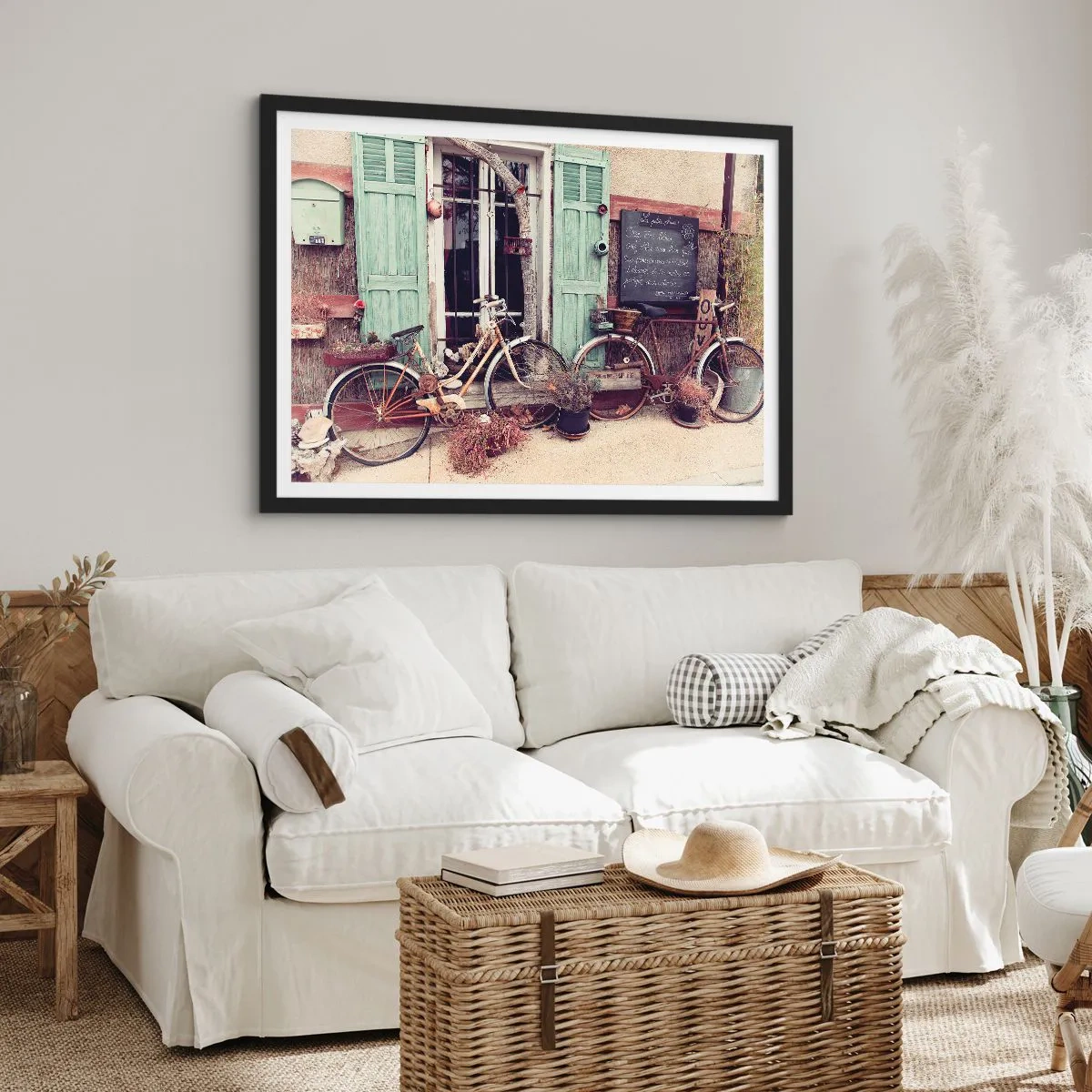 Pôster com moldura preta - Viva a província - 91x61 cm