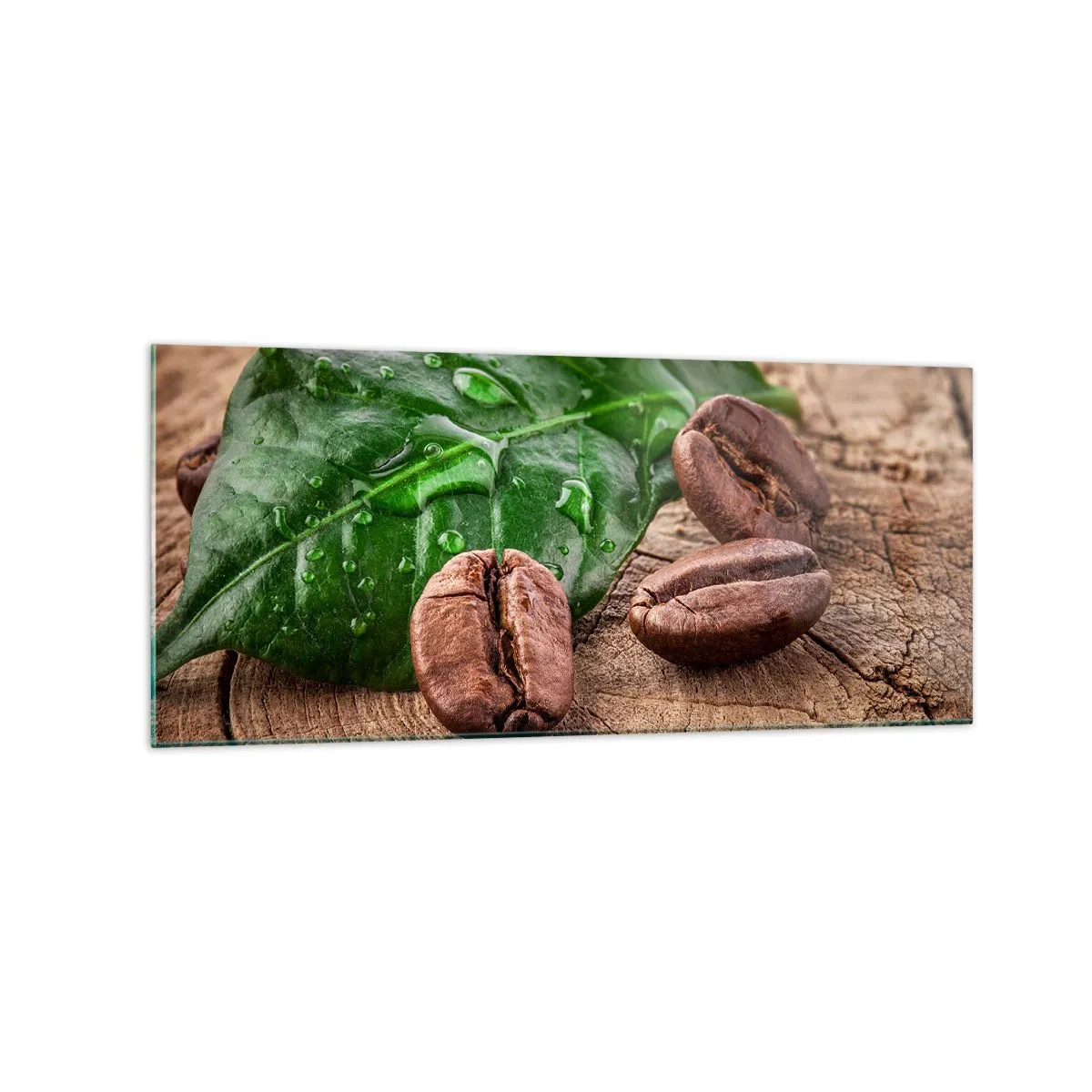 Quadro em vidro - Preto e verdadeiro - 120x50 cm