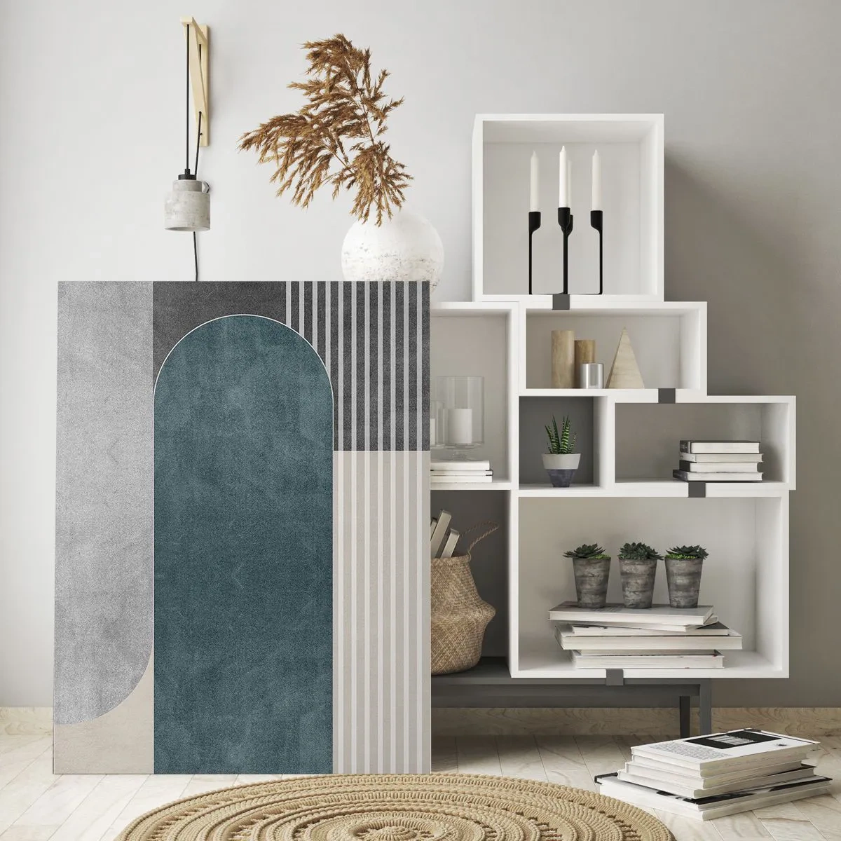 Quadro em vidro - Composição ao nível - 80x120 cm