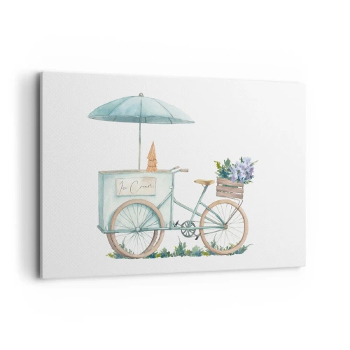 Quadro em tela - Doce lembrança do verão - 120x80 cm