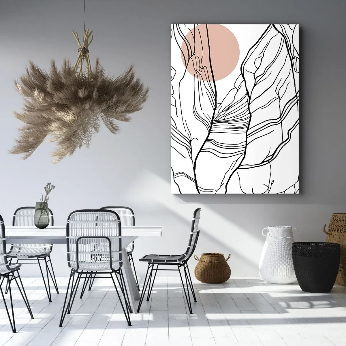 Quadro em tela - Numa rede de galhos - 50x70 cm