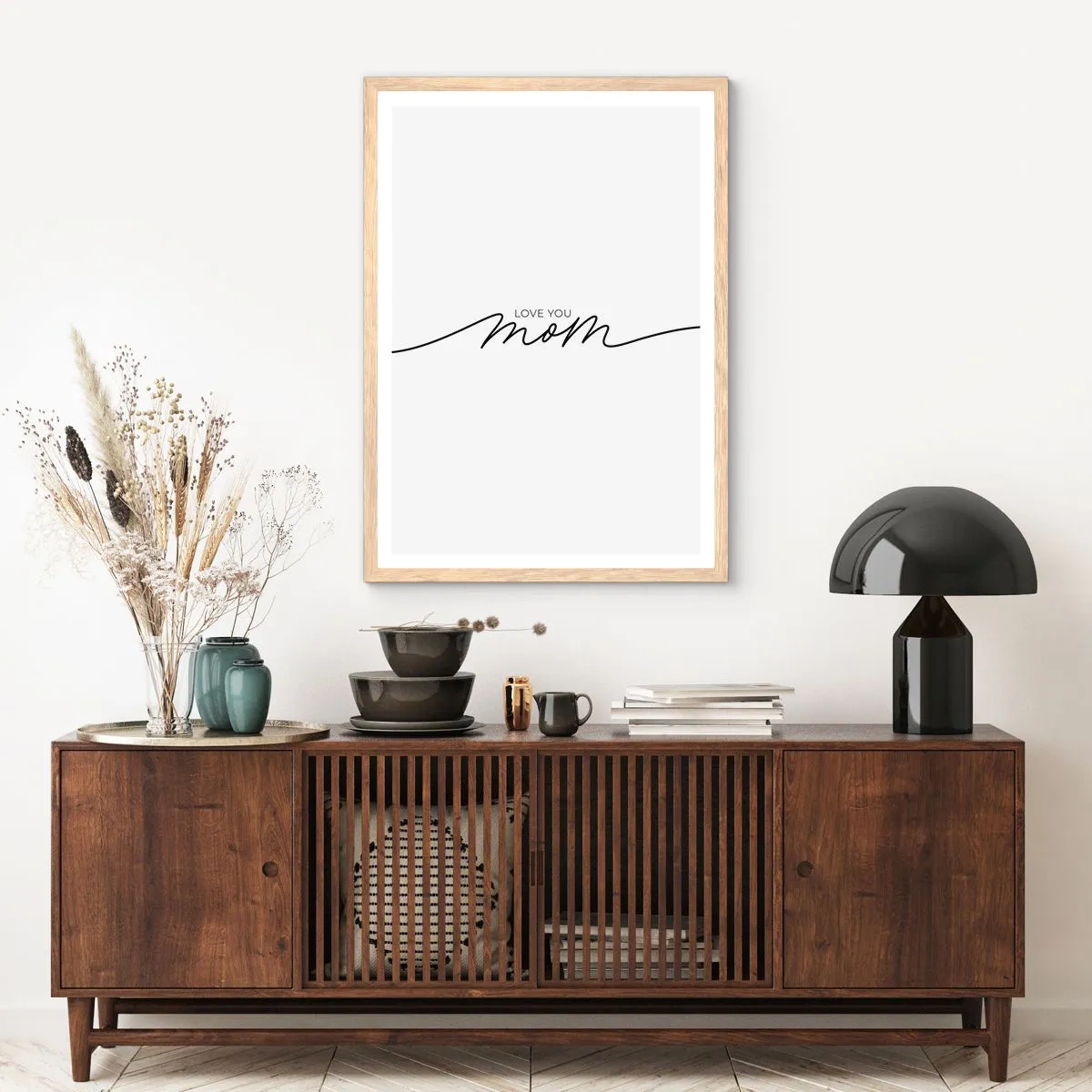 Pôster com moldura de carvalho claro - Uma grande emoção - 61x91 cm