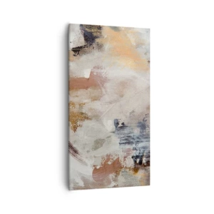 Quadro em tela - Abstração enevoada - 55x100 cm