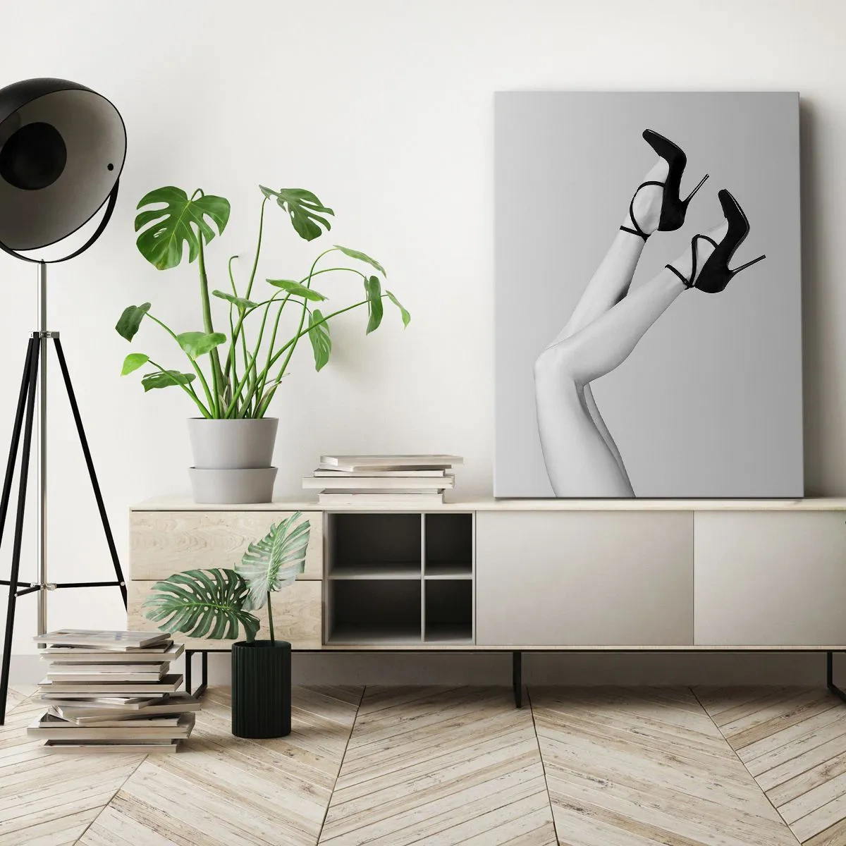 Quadro em tela - De cabeça para baixo - 50x70 cm