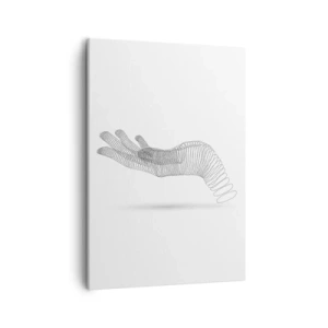 Quadro em tela - Mão de mola - 50x70 cm