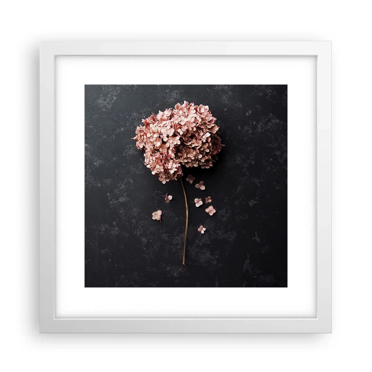 Pôster em moldura branca - Um sinal verdadeiramente romântico - 30x30 cm