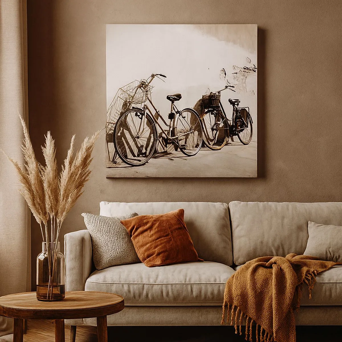 Quadro em tela - Encanto inesquecível do passado - 30x30 cm