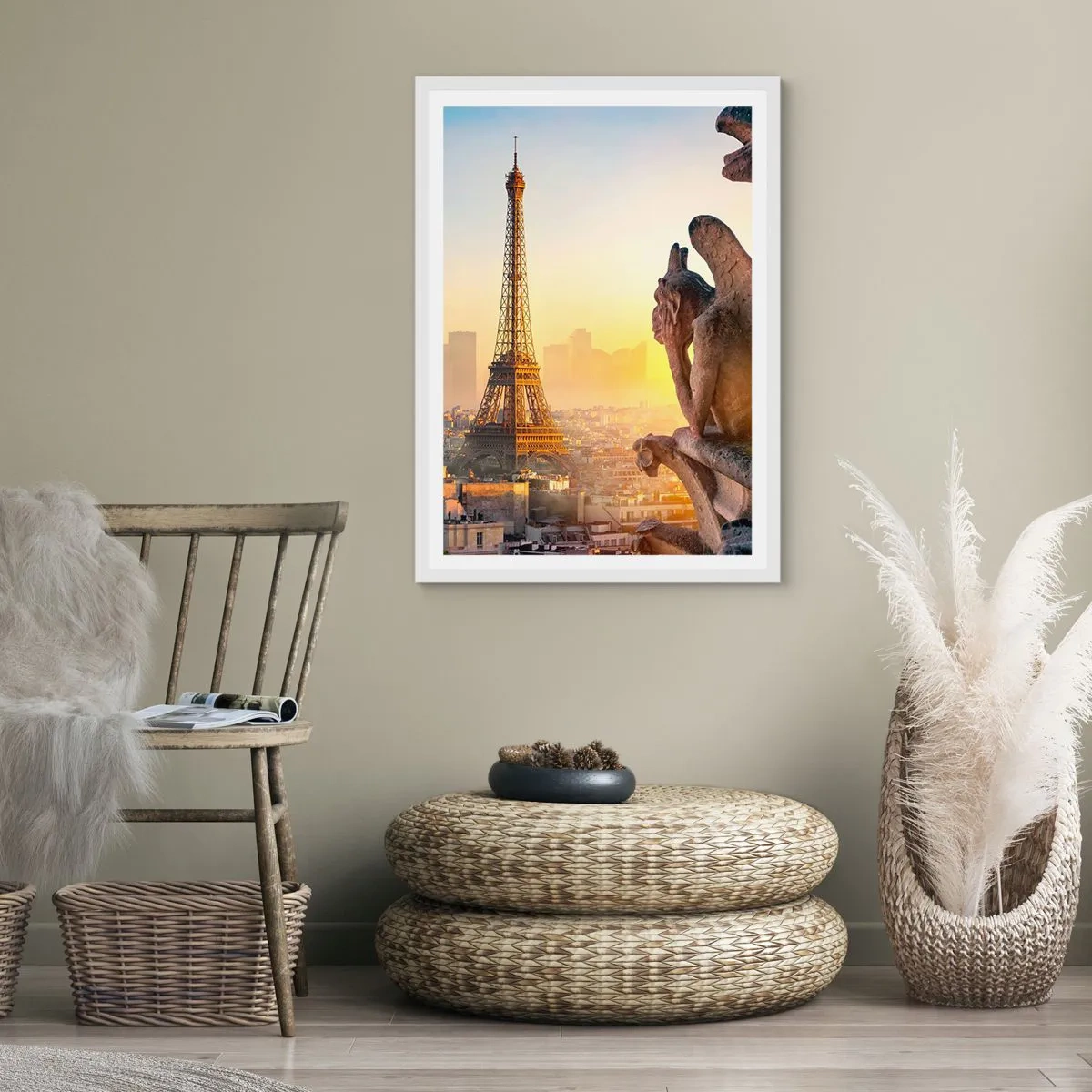 Pôster em moldura branca - Muita coisa mudou... - 50x70 cm