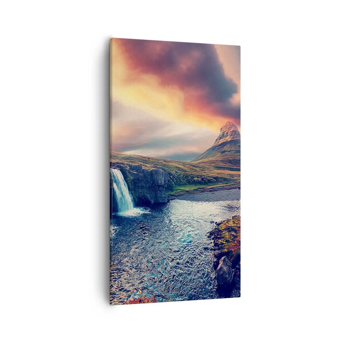 Quadro em tela - Na majestade da natureza - 55x100 cm