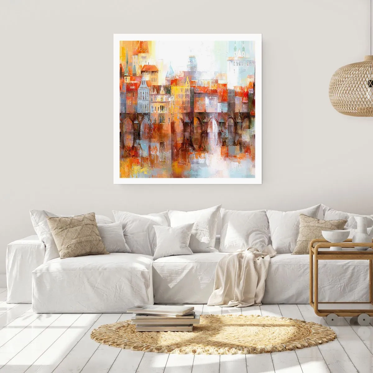 Pôster - Debaixo da ponte também é bonito - 30x30 cm