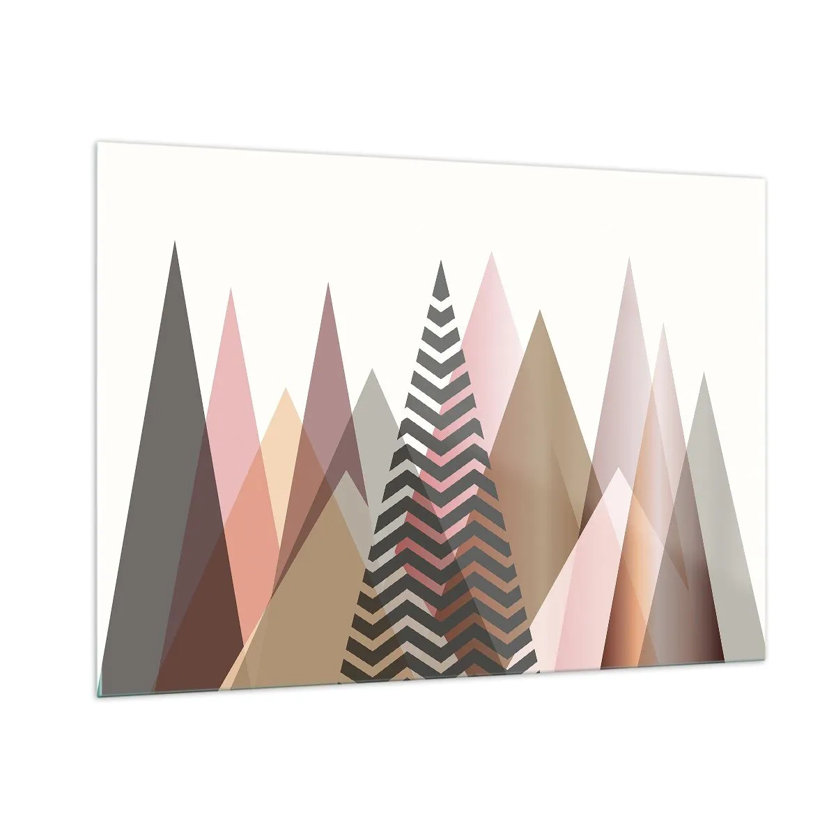 Quadro em vidro - Vista piramidal - 100x70 cm