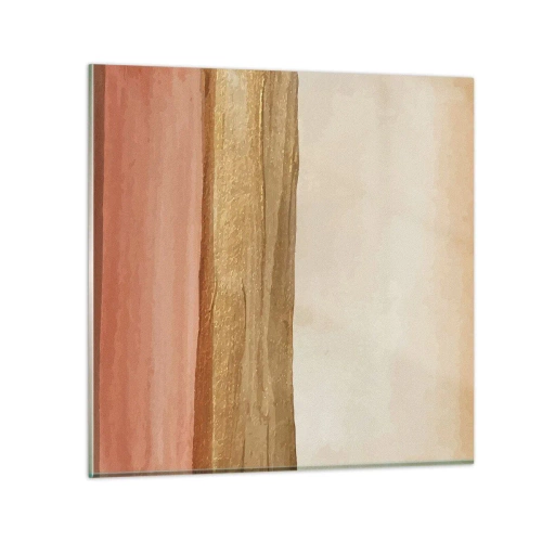 Quadro em vidro - Composição vertical - 70x70 cm