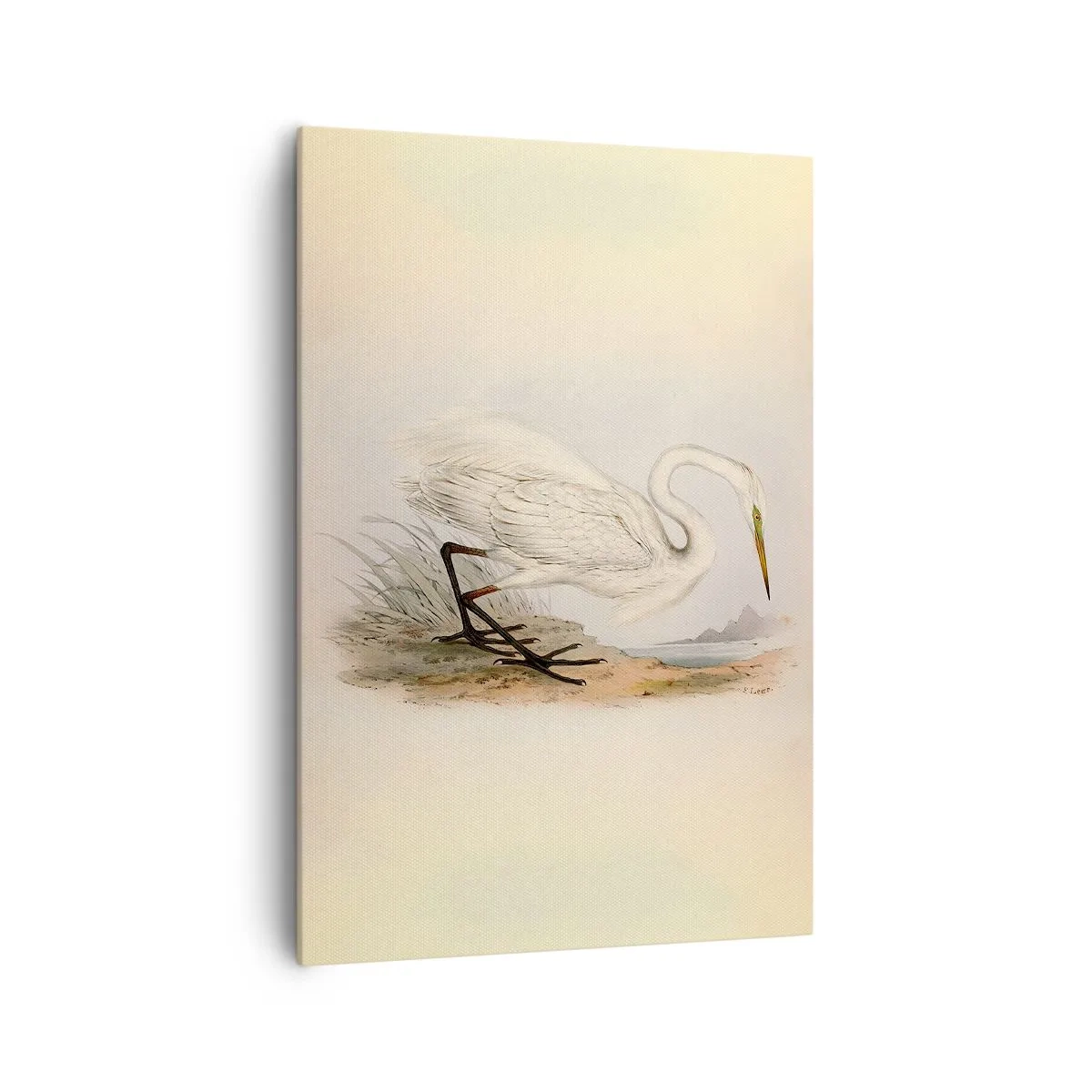 Quadro em tela - A senhora nos juncos - 70x100 cm