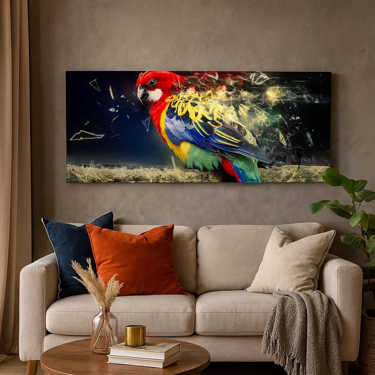 Quadro em tela - O mensageiro do Brilho - 30x30 cm