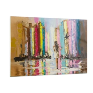 Quadro em vidro - Segue-me - 120x80 cm