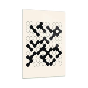 Quadro em vidro - Jogo chinês – variação - 80x120 cm