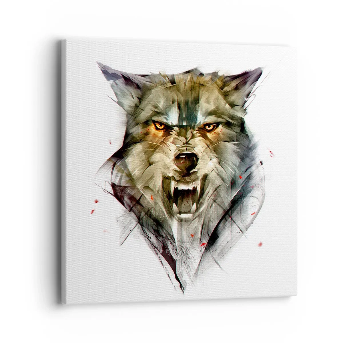 Quadro em tela - Nem um passo! - 40x40 cm