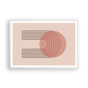 Pôster em moldura branca - Atração irresistível - 100x70 cm