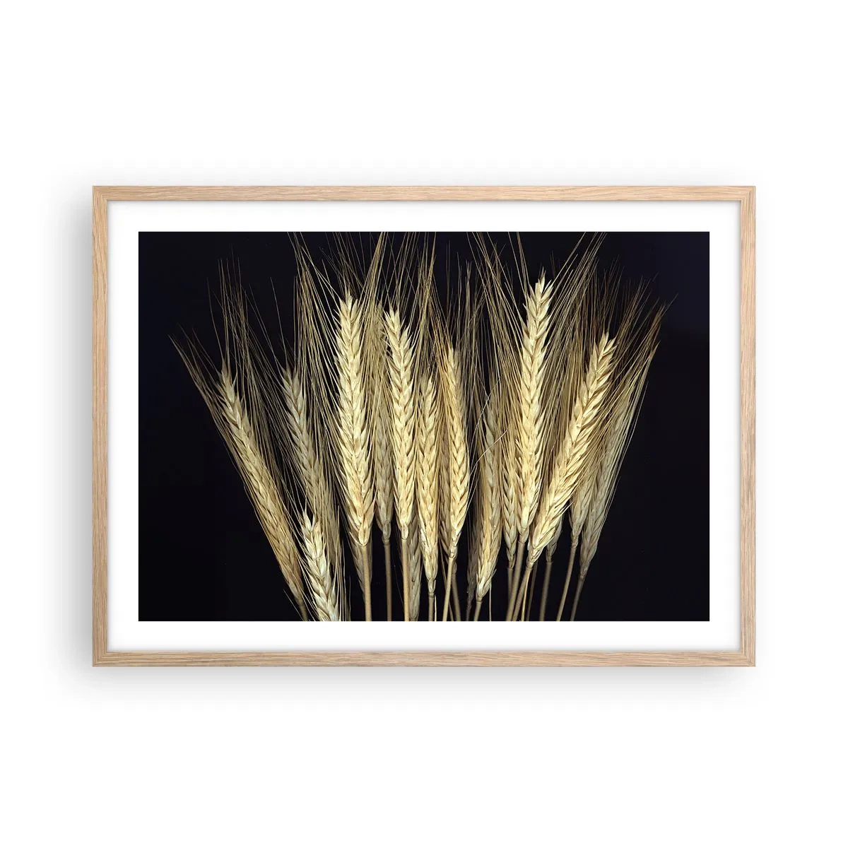 Pôster com moldura de carvalho claro - Magia rústica - 70x50 cm