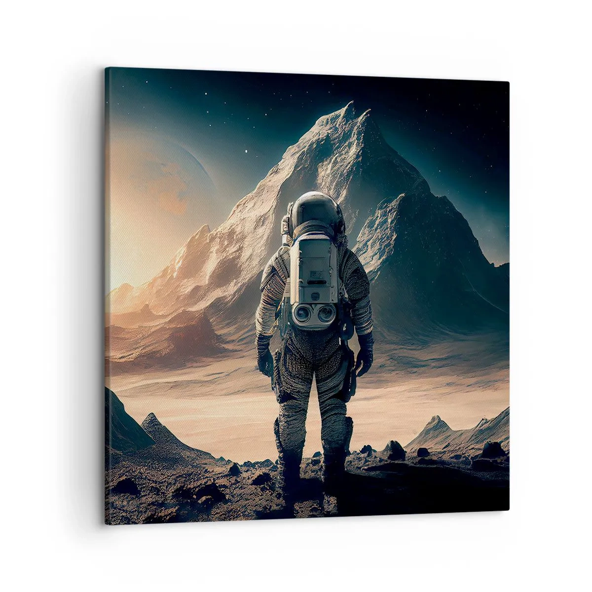 Quadro em tela - Novo desafio - 50x50 cm