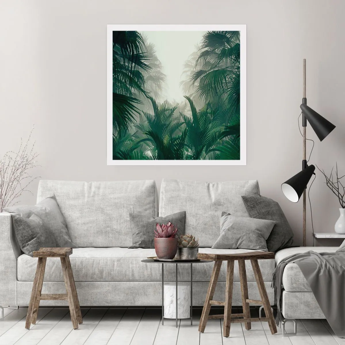 Pôster - Mistério tropical - 60x60 cm
