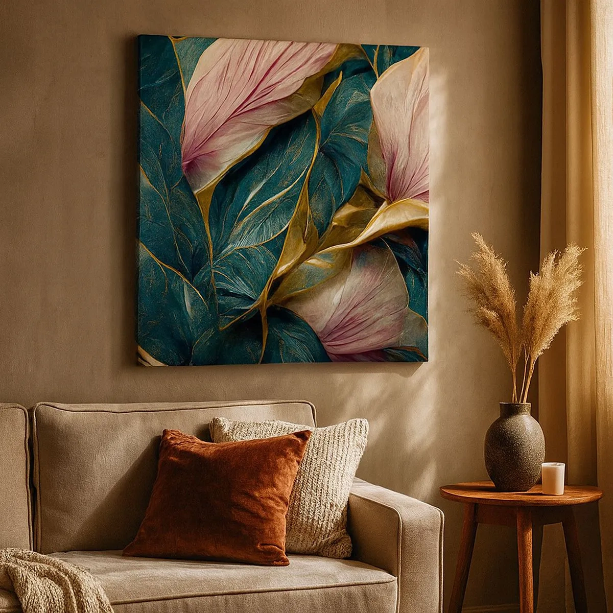 Quadro em tela - Elegância e estilo naturais - 30x30 cm