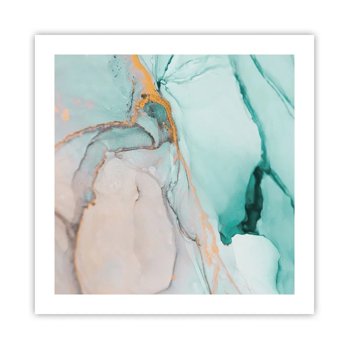 Pôster - Dança das formas e cores - 50x50 cm