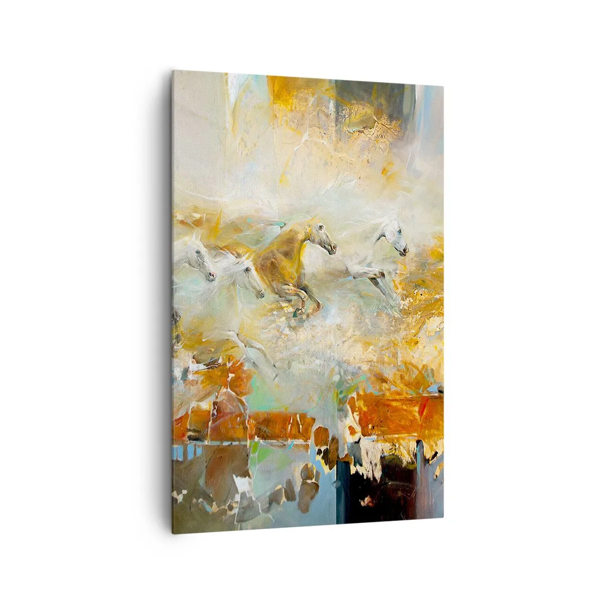 Quadro em tela - A galope através da luz - 80x120 cm