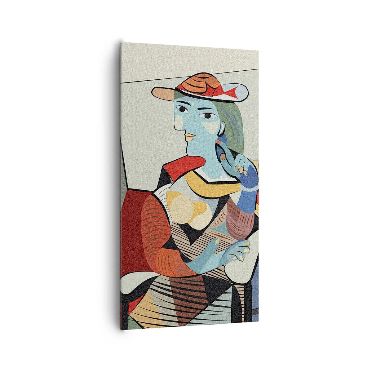 Quadro em tela - Pelos olhos de Picasso - 65x120 cm