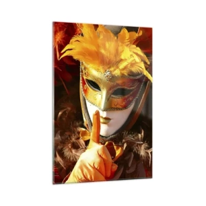 Quadro em vidro - O mistério faz parte do jogo - 80x120 cm