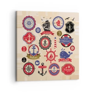 Quadro em tela - Irmandade da vela - 70x70 cm