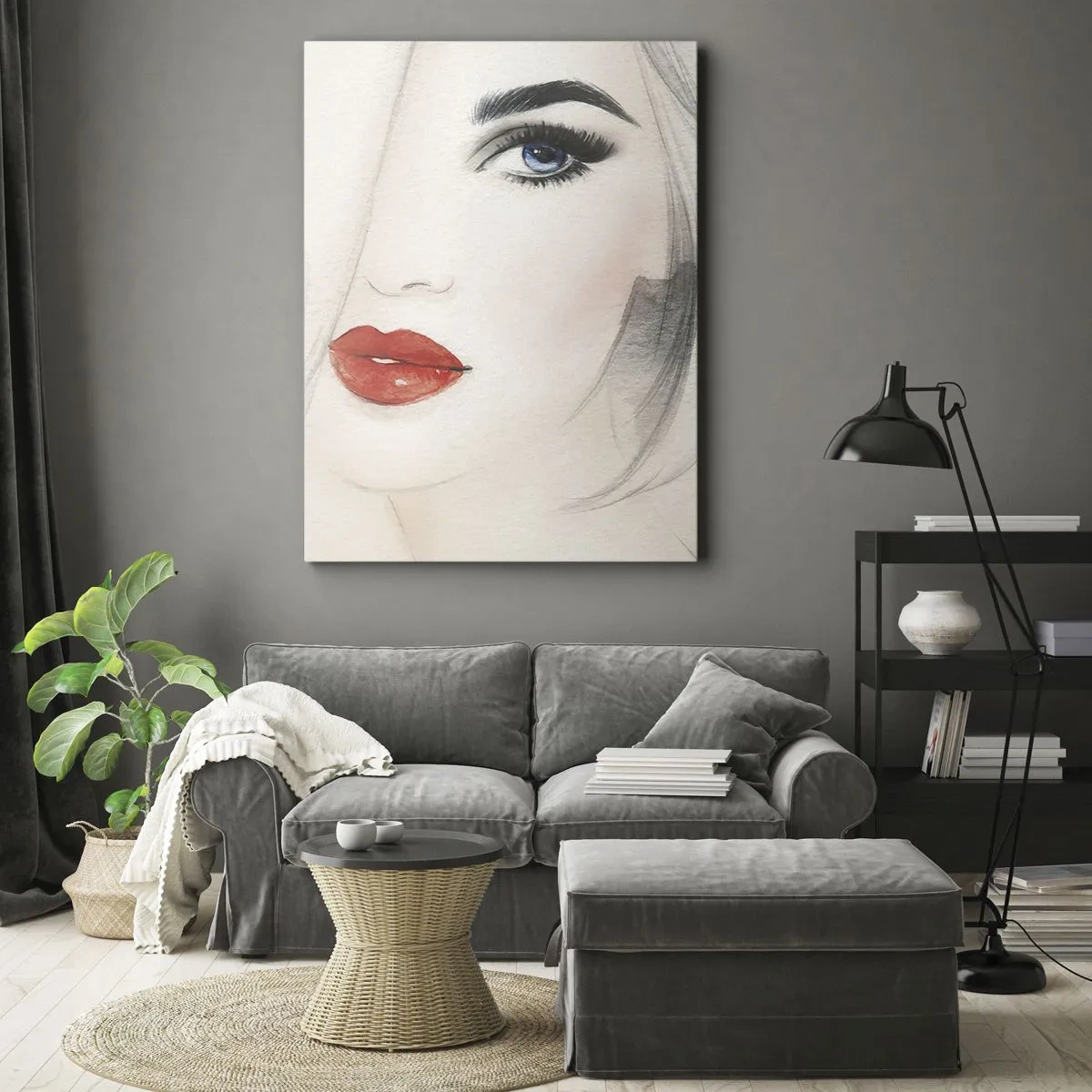 Quadro em tela - Hipnotiza e intoxica - 50x70 cm