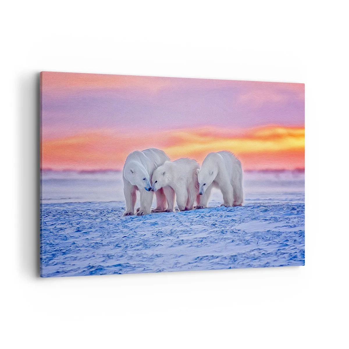 Quadro em tela - Tudo o que precisa é de aconchego familiar - 120x80 cm