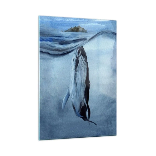 Quadro em vidro - Dois mundos do norte - 50x70 cm