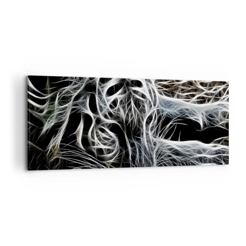 Quadro em tela - Um estudo da leveza do gato - 120x50 cm